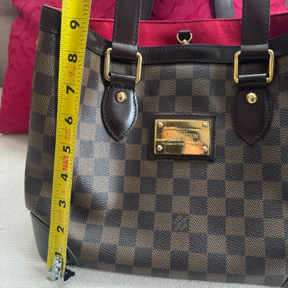 Louis Vuitton Damier Ebene Hempstead Tote Bag - Picture 8 of 9